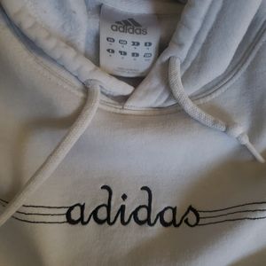 Adidas White Hoodie